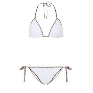 Burberry White Bikini